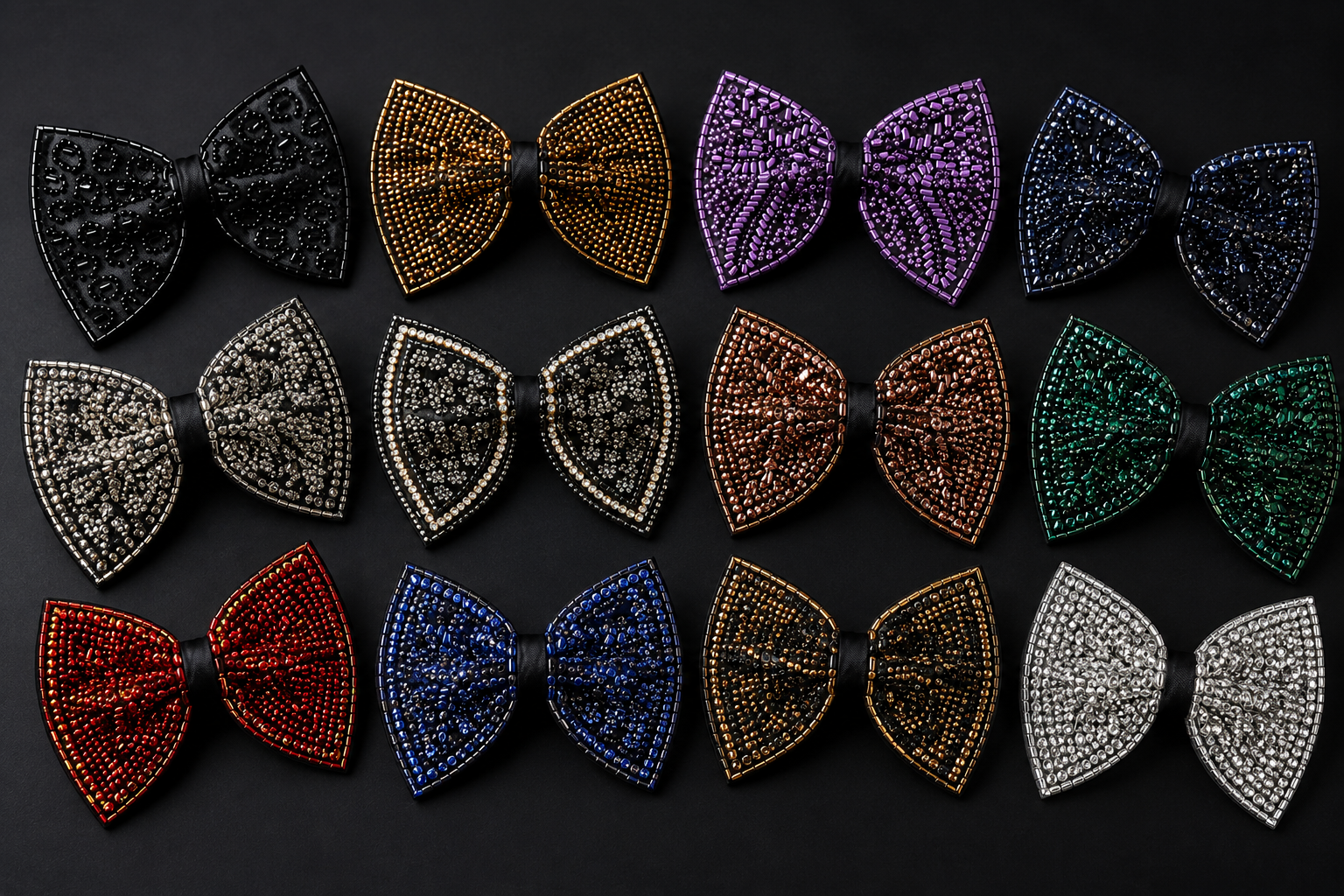 Embroidery Bow Ties