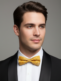 The "Golden Hour" Silk Bow Tie view 2