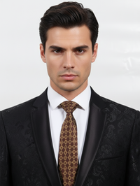 Red Art Silk Tie – Classic Elegant Finish view 2