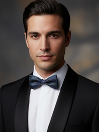The Midnight Berry: A Fusion of Depth and Distinction Bow Tie view 2