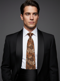 Classic Brown Tie – Timeless Elegance for Every Occasion view 3