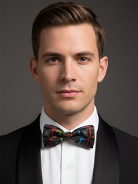 The Kaleidoscope Luminary: A Modern Geometric Bow Tie view 2