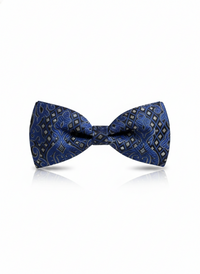 The Cobalt Shadow: A Study in Tonal Depth Bow Tie view 1
