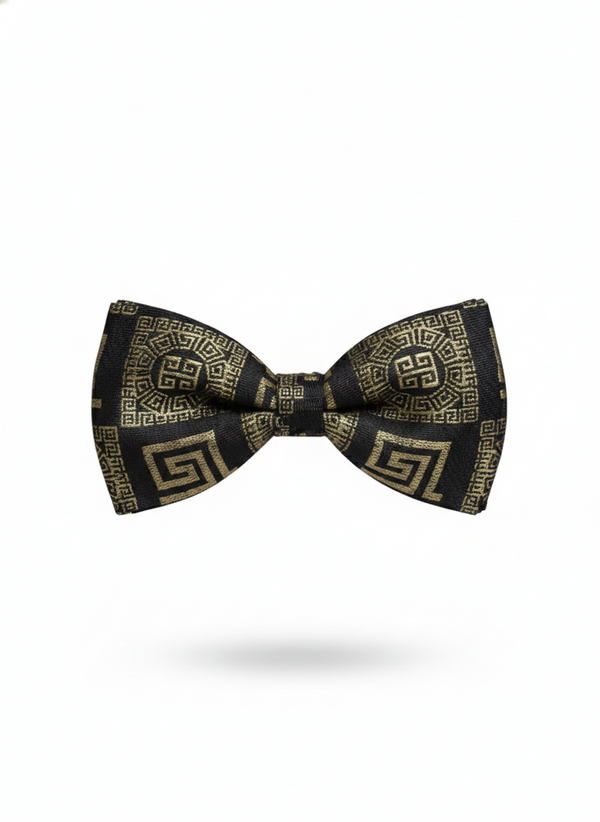 The Emerald Shadow: Premium Black & Forest Green Bow Tie