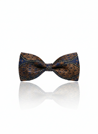 The Crimson Noir: Handcrafted Maroon & Dark Red Silk Bow Tie view 1
