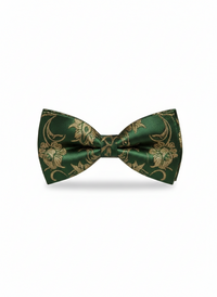 The Emerald & Gold Artisan Bow Tie view 1