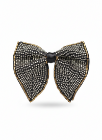 Artisan Metallic Beaded Butterfly Bow Tie view 1