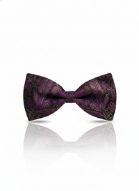 Elevate Your Look: The Classic Burgundy  Bow Tie view 1