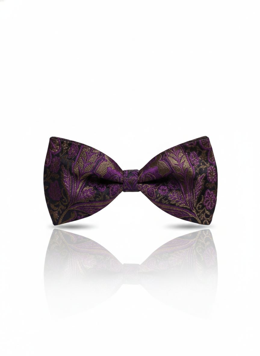 Elevate Your Look: The Classic Burgundy  Bow Tie