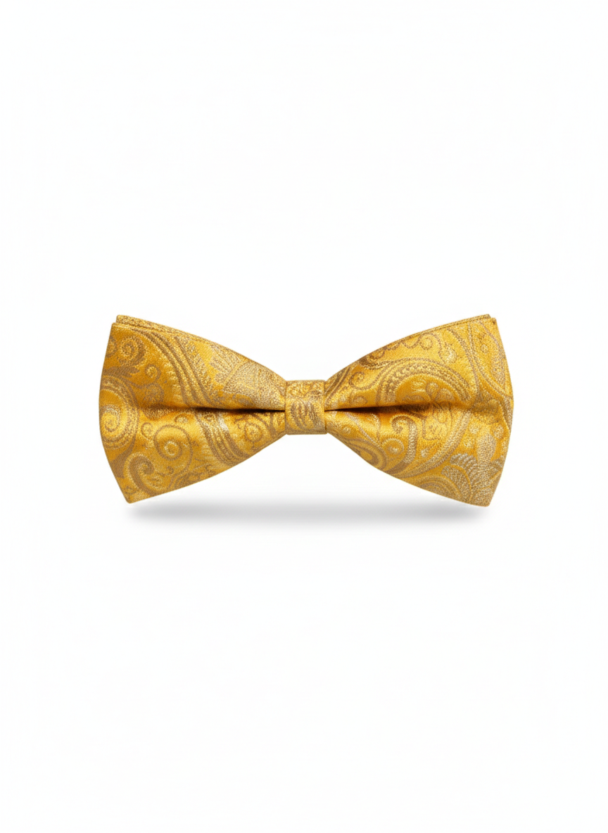 The "Golden Hour" Silk Bow Tie