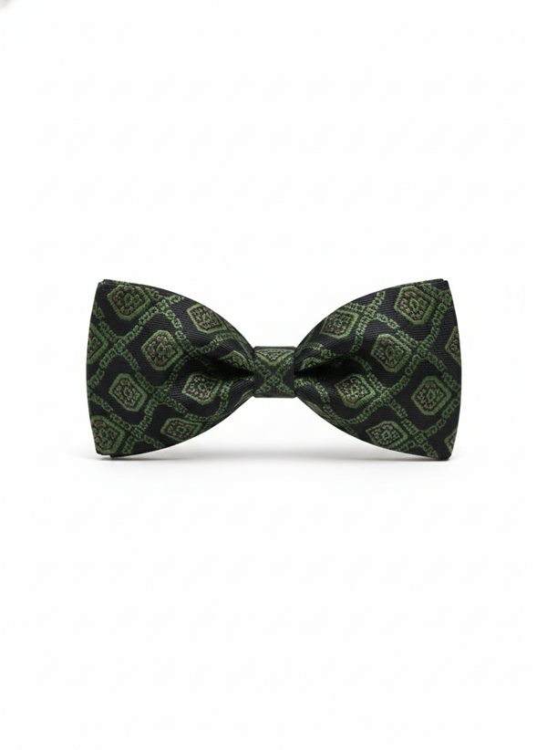The Noir Mystique: Subtle Patterned Sophistication