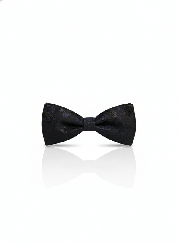The Noir Essence: The Ultimate Classic Black Bow Tie