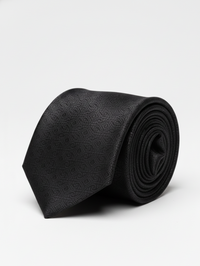 Premium Dark Patterned Silk Tie for Men – Classic Formal Necktie view 1