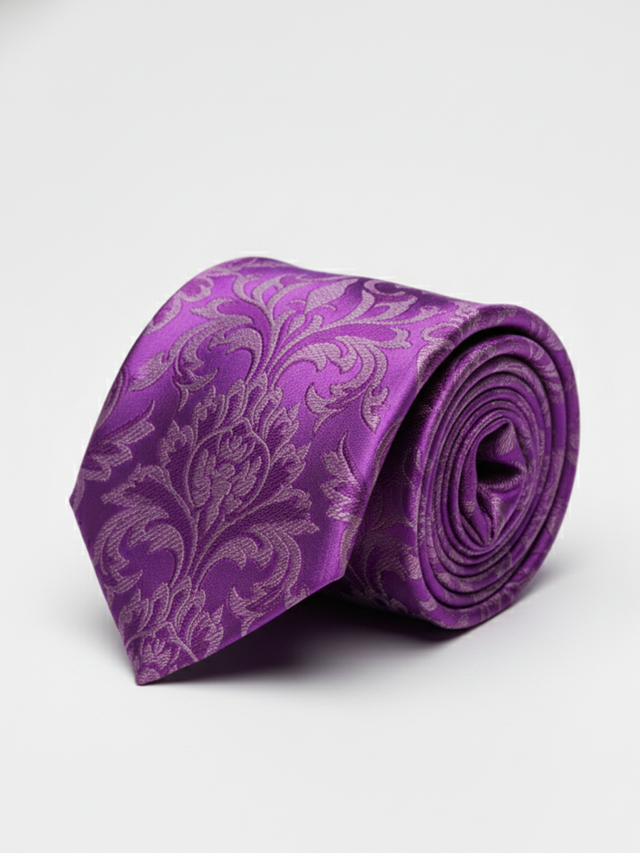 Dark Pink Designer Neck Tie – Elegant & Stylish