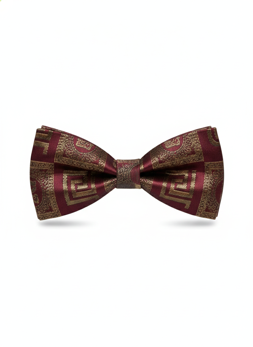 The Gilded Garnet: Dark Red and Rose Gold Elegance