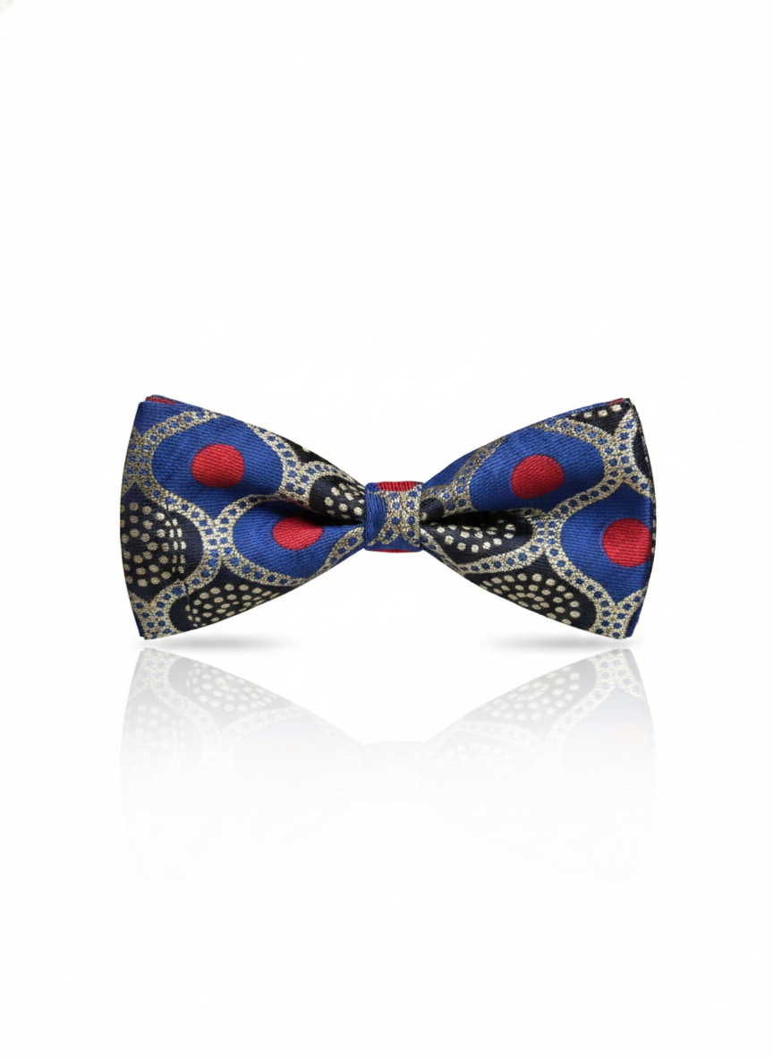 Radiant Rose & Sterling Shimmer: The Ultimate Statement Bow Tie